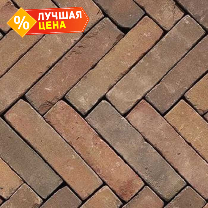 Клинкерная брусчатка Penter Varia Puur wasserstrich tumbled, 200х50х85 мм