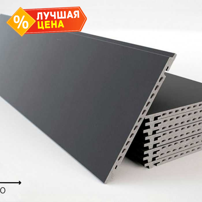 Керамогранитная плита FAVEKER GA16 для НФС, Negro, 1000х355х18 мм