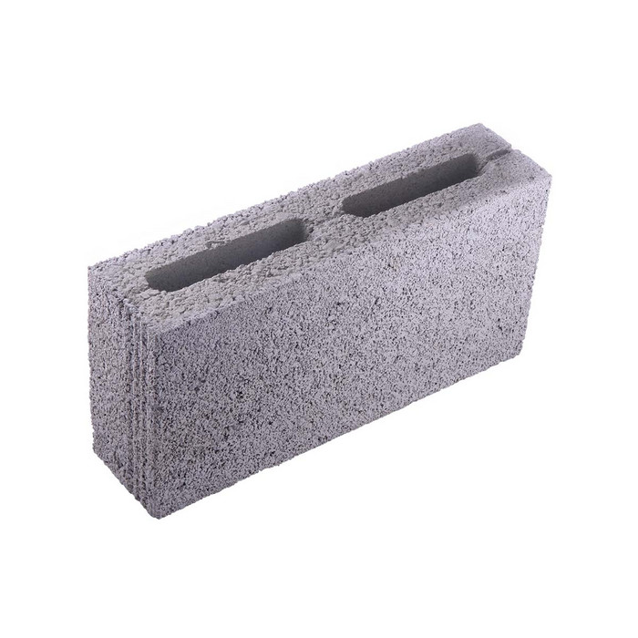 Блок керамзитобетонный перегородочный пустотелый М-50 390х188х80 мм