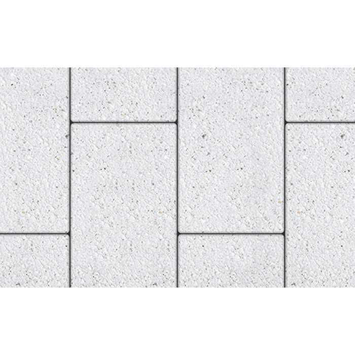 Плитка тротуарная Прямоугольник (Ла-Линия) Б.5.П.8 Стоунмикс белый 600х300х80 мм